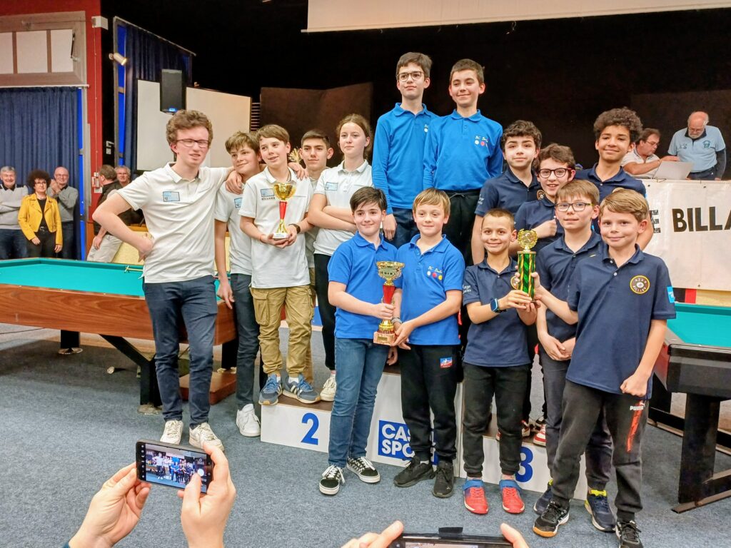2024 challenge 3ème par équipe ajar billard club