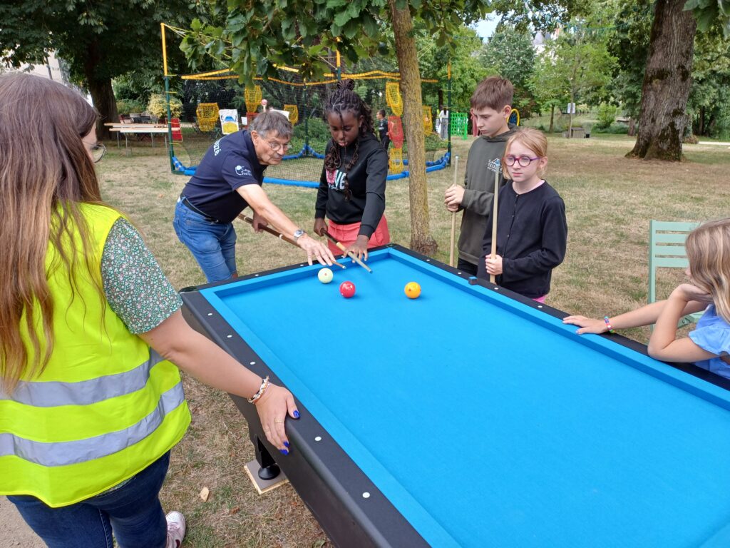 découverte du billard à la couzette été 2025 Ajar billard club